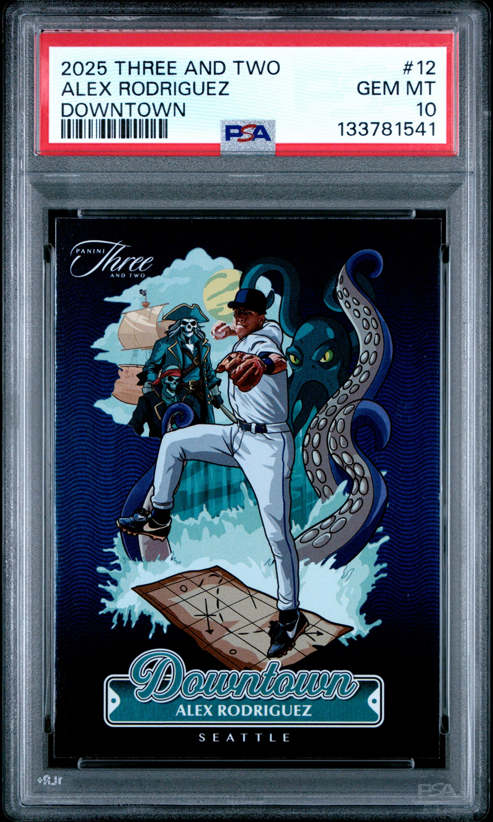 Alex Rodriguez 2025 Panini Three and Two Downtown PSA 10 Gem Mint