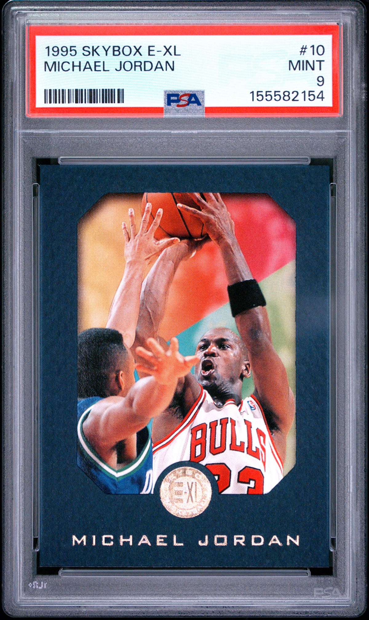 Michael Jordan 1995 Skybox E-XL #10 PSA 9 Mint 2154