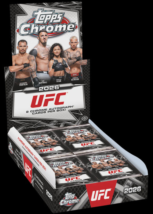 2026 Topps Chrome UFC Hobby Box