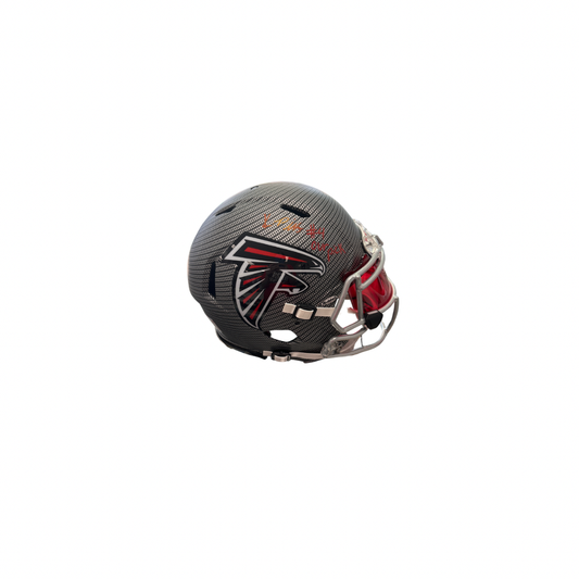 Kyle Pitts Signed Authentic Hydro Riddell Helmet w/ Visor Beckett Authentication