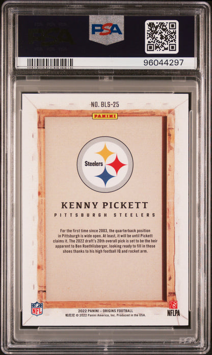 Kenny Pickett 2022 Panini Origins Blank Slate PSA 10 Gem Mint