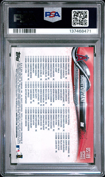 Shohei Ohtani 2018 Topps Update #US189 PSA 10 Gem Mint 8471