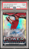 Shohei Ohtani 2020 Bowmans Best Power Producers Auto #35/99 PSA 9 Mint