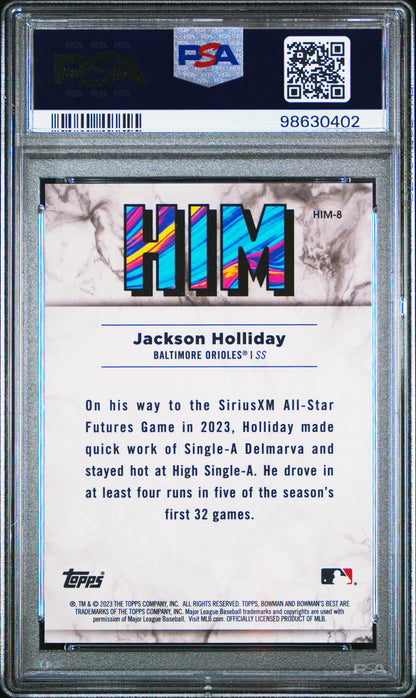 Jackson Holliday 2023 Bowmans Best Him PSA 10 Gem Mint