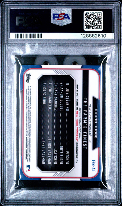 Aaron Judge 2015 Bowman Chrome The Farms Finest Minis PSA 10 Gem Mint