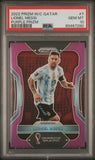 Lionel Messi 2022 Panini Prizm World Cup Purple Prizm #10/199 PSA 10 Gem Mint