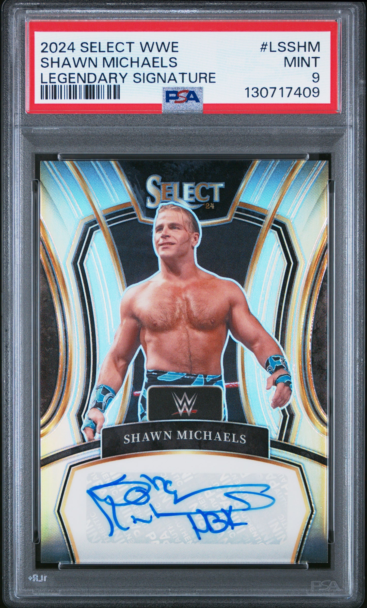 Shawn Michaels 2024 Panini Select WWE Legendary Signatures Auto PSA 9 Mint