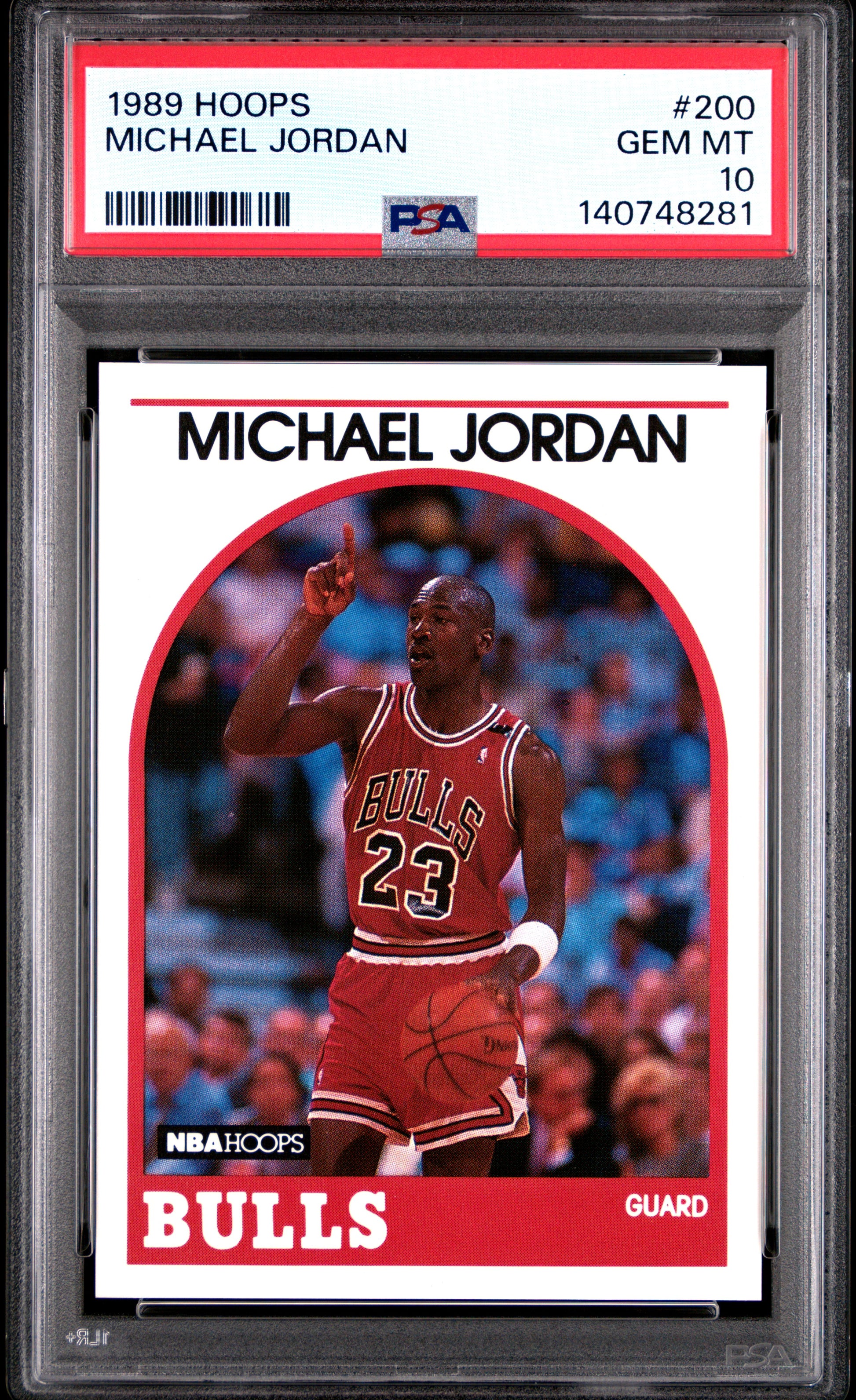Michael Jordan 1989 Hoops #200 PSA 10 Gem Mint 8281