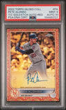 Pete Alonson 2022 Topps Gilded Goled Etch Auto Red #4/5 PSA 9 Auto 10