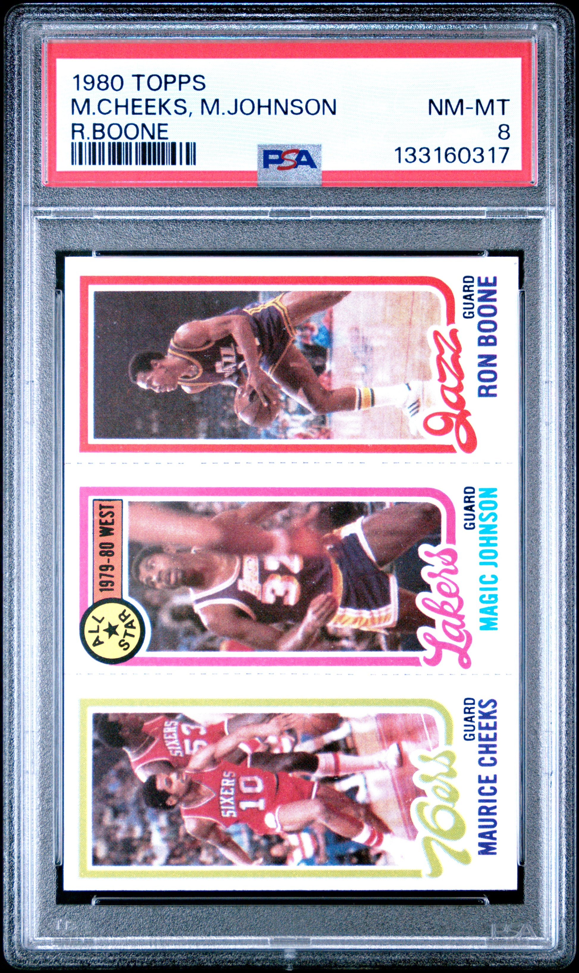 Magic Johnson 1980 Topps Rookie PSA 8 Nm-Mint