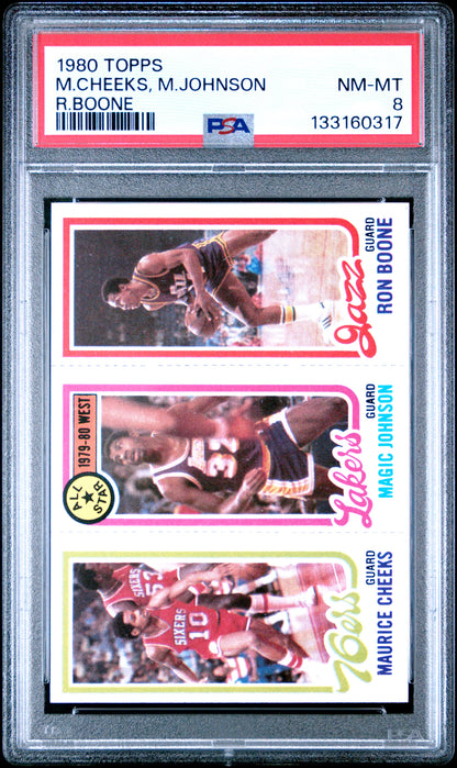 Magic Johnson 1980 Topps Rookie PSA 8 Nm-Mint