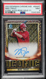 Mike Trout 2023 Bowman Chrome Mega Box Rose Gold Iconic Auto #1/1 PSA 9 Mint