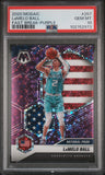 LaMelo Ball 2020 Panini Mosaic Fast Break Purple #19/50 PSA 10 Gem Mint