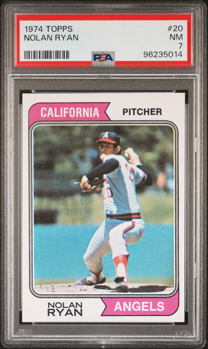 Nolan Ryan 1974 Topps #20 PSA 7 Near Mint 5014