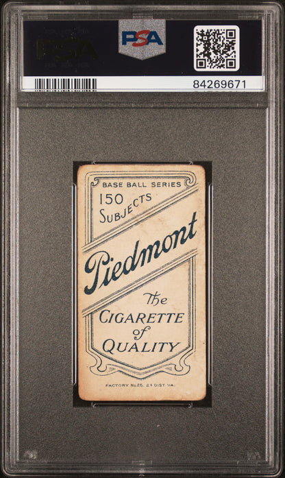 Christy Mathewson 1909-11 T206 Piedmont 150 White Cap PSA 1 Poor