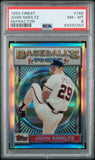 John Smoltz 1993 Topps Finest Refractor #166 PSA 8 Nm-Mint