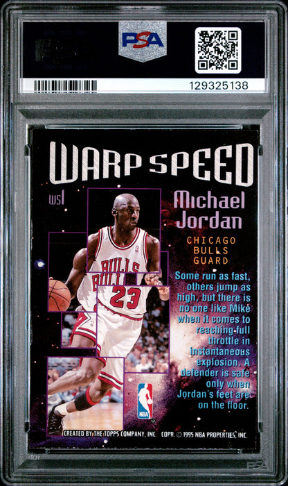Michael Jordan 1995 Topps Stadium Club Warp Speed PSA 6 Ex-Mint 5138