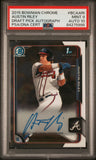 Austin Riley 2015 Bowman Chrome Draft Auto PSA 9 Auto 10