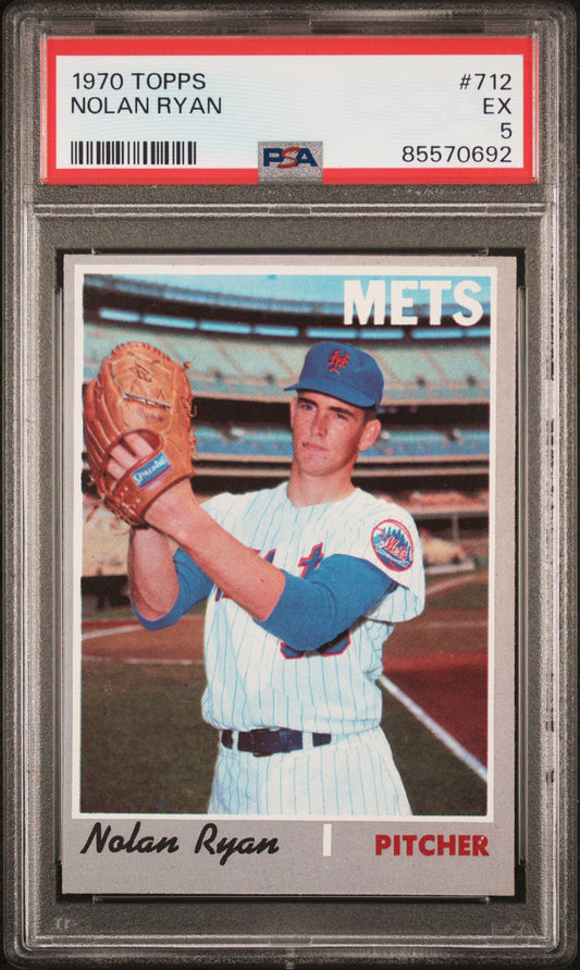 Nolan Ryan 1970 Topps #712 PSA 5 Excellent