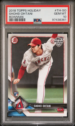 Shohei Ohtani 2018 Topps Bowman Holiday #TH-SO PSA 10 Gem Mint