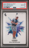 Phil Mickelson 2024 Panini Prizm LIV Golf Color Blast PSA 10 Gem Mint
