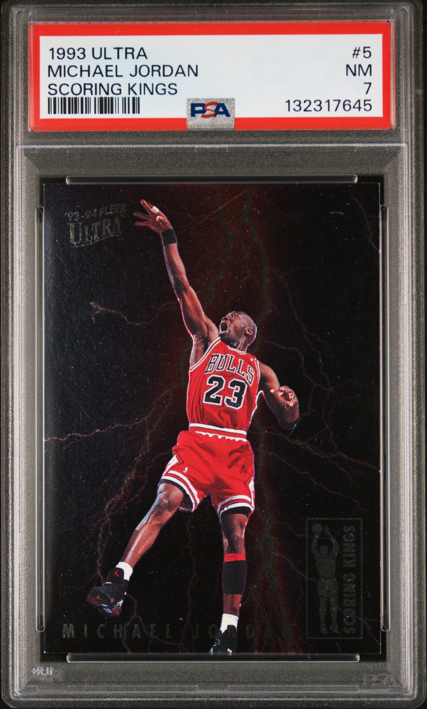 Michael Jordan 1993 Fleer Ultra Scoring Kings PSA 7 Near Mint 7645