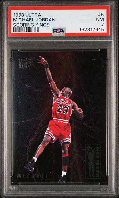 Michael Jordan 1993 Fleer Ultra Scoring Kings PSA 7 Near Mint 7645