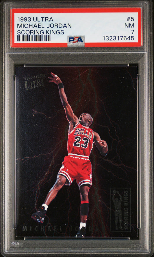 Michael Jordan 1993 Fleer Ultra Scoring Kings PSA 7 Near Mint 7645