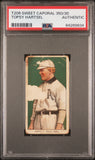 Topsy Hartsel 1909-11 T206 Sweet Caporal 350/30 PSA Authentic