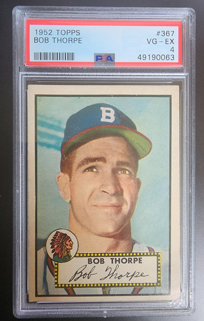 Bob Thorpe 1952 Topps #367 PSA 4