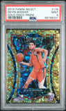 Devin Booker 2019 Panini Select #176 Gold Disco Prizm #10/10 PSA 9 Mint