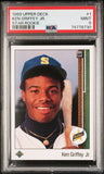 Ken Griffey Jr. 1989 Upper Deck #1 PSA 9 Mint 8730