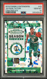 Jayson Tatum 2018 Panini Contenders #43 Cracked Ice #9/25 PSA 10 Gem Mint