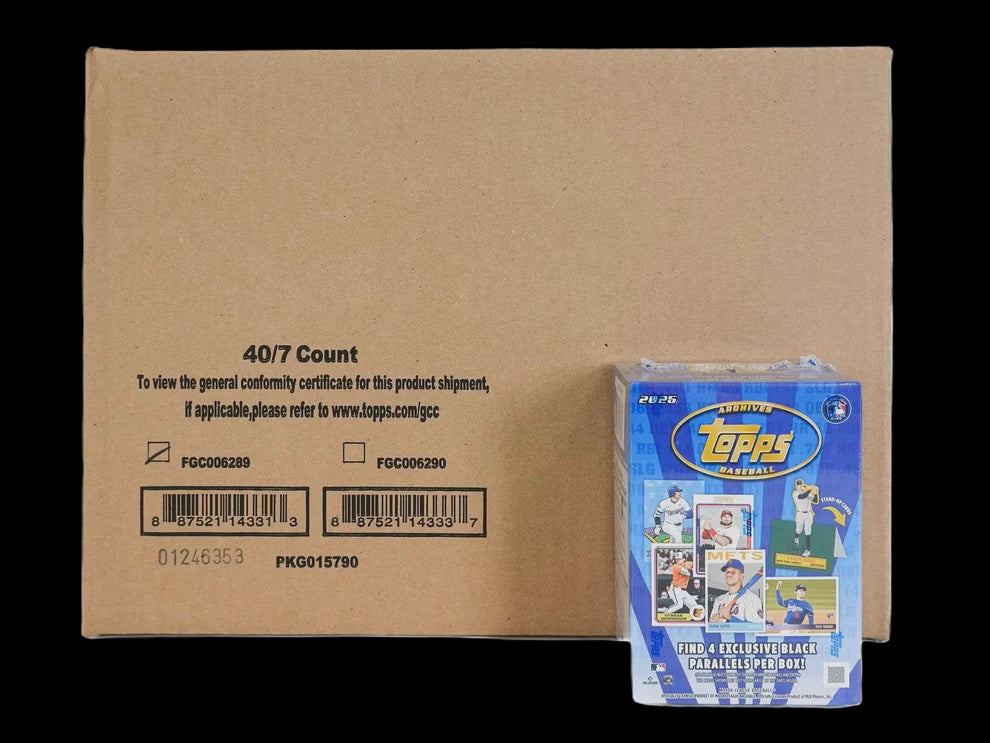 2025 Topps Archives Baseball Value Box - 40 Box Case