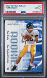 Tom Brady 2000 Skybox Impact Rookie #27 PSA 8 Nm-Mint 0422