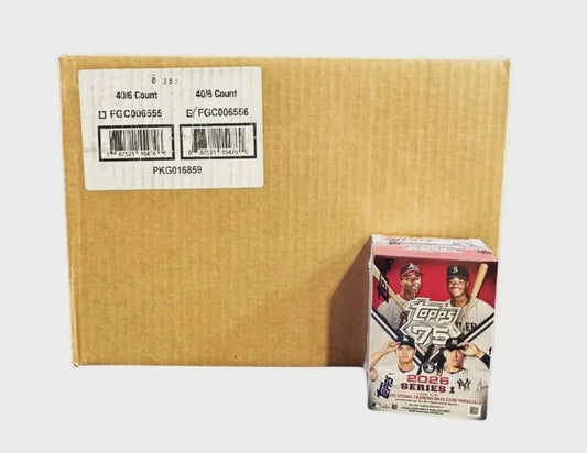 2026 Topps Series 1 Baseball Value Box - 40 Box Case