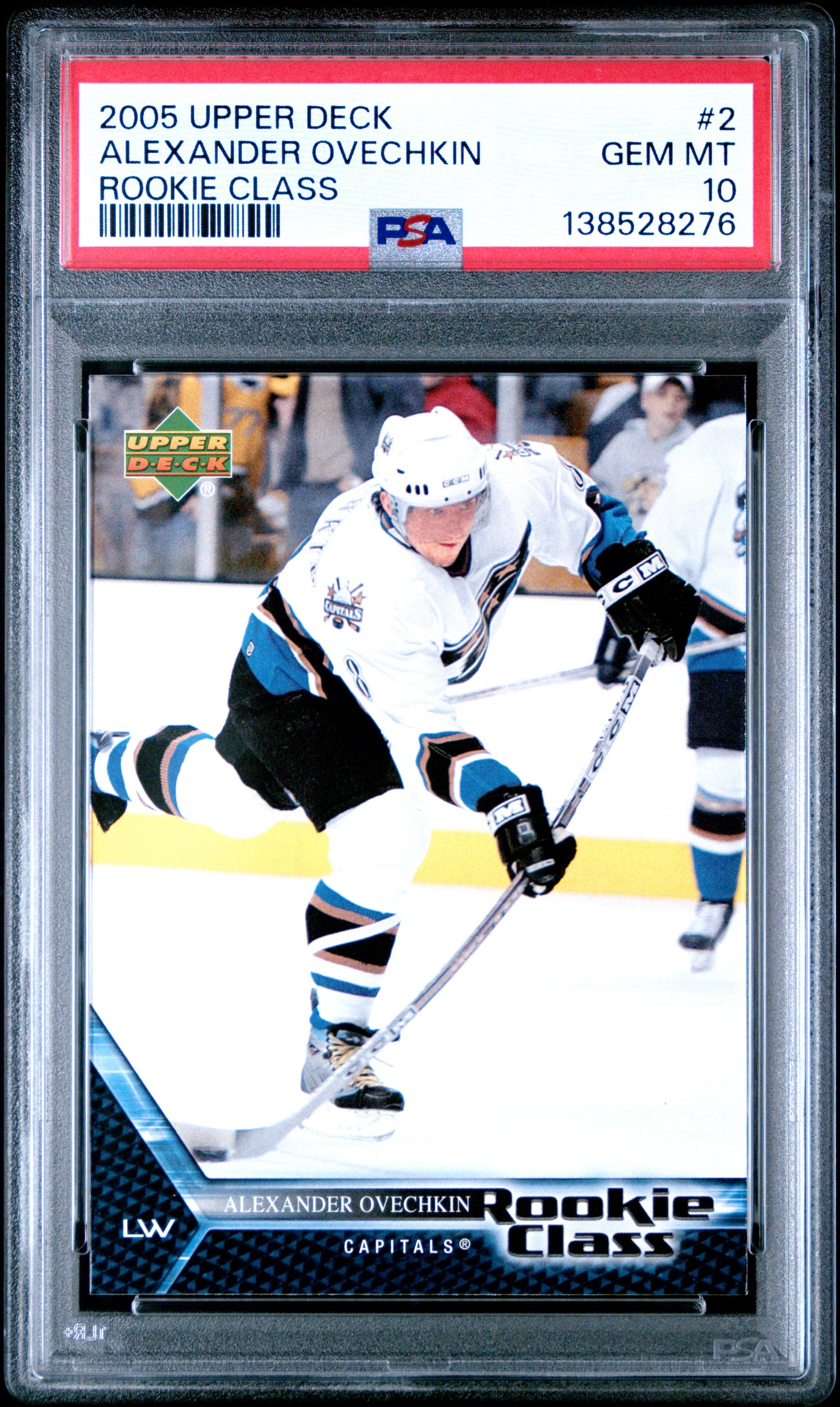 Alex Ovechkin 2005 Upper Deck Rookie Class #2 PSA 10 Gem Mint
