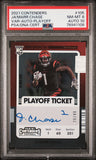 Ja'Marr Chase 2021 Panini Contenders Playoff Auto #28/49 PSA 8 Auto 10