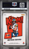 Matthew Stafford 2023 Panini Absolute Kaboom Horizontal PSA 10 Gem Mint