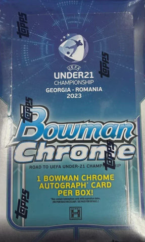 2022 Bowman Chrome Road to UEFA Under 21 European Championship Soccer Hobby Box