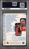 Michael Jordan 1996 Upper Deck Smooth Grooves #SG8 PSA 8 Nm-Mint