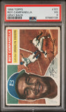 Roy Campanella 1956 Topps #101 Grey Back PSA 3 Very Good