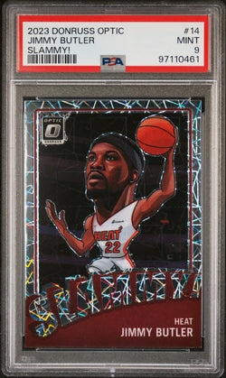 Jimmy Butler 2023 Donruss Optic Slammy PSA 9 Mint