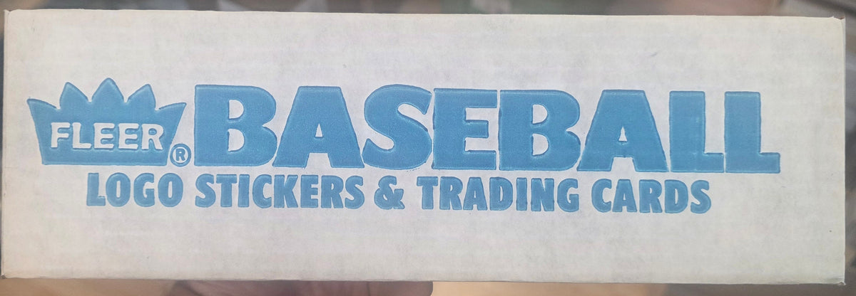 1987 Fleer Baseball Factory Set (White Box)