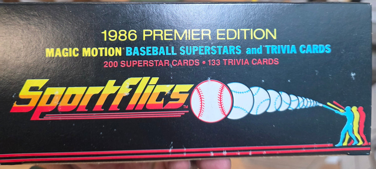1986 Sportflics Baseball Factory Set