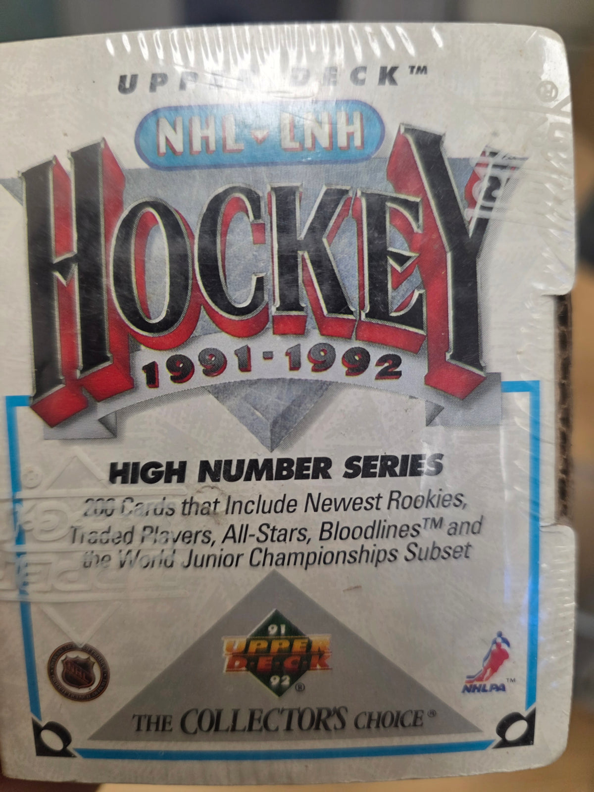 1991-92 Upper Deck Hockey High Number Factory Sealed Set