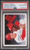 Johnny Bench + Joe Morgan 1992 Upper Deck Heroes Auto #338/2500 PSA Authentic