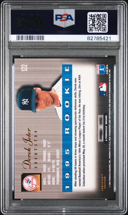 Derek Jeter 1995 Select Certified #122 PSA 10 Gem Mint
