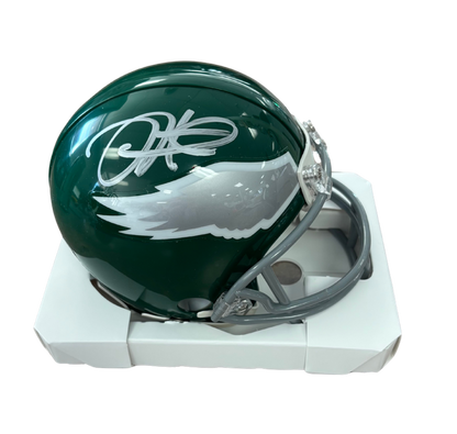 Signed Jalen Hurts Riddell Mini Helmet Beckett Authentication WP52996