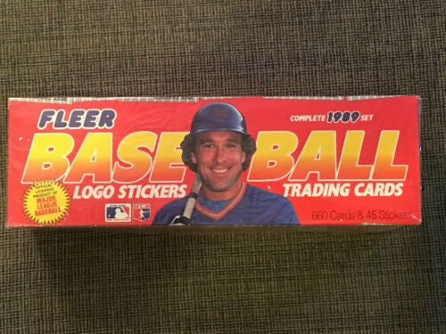1989 Fleer Baseball Factory Set (Colorful Box)